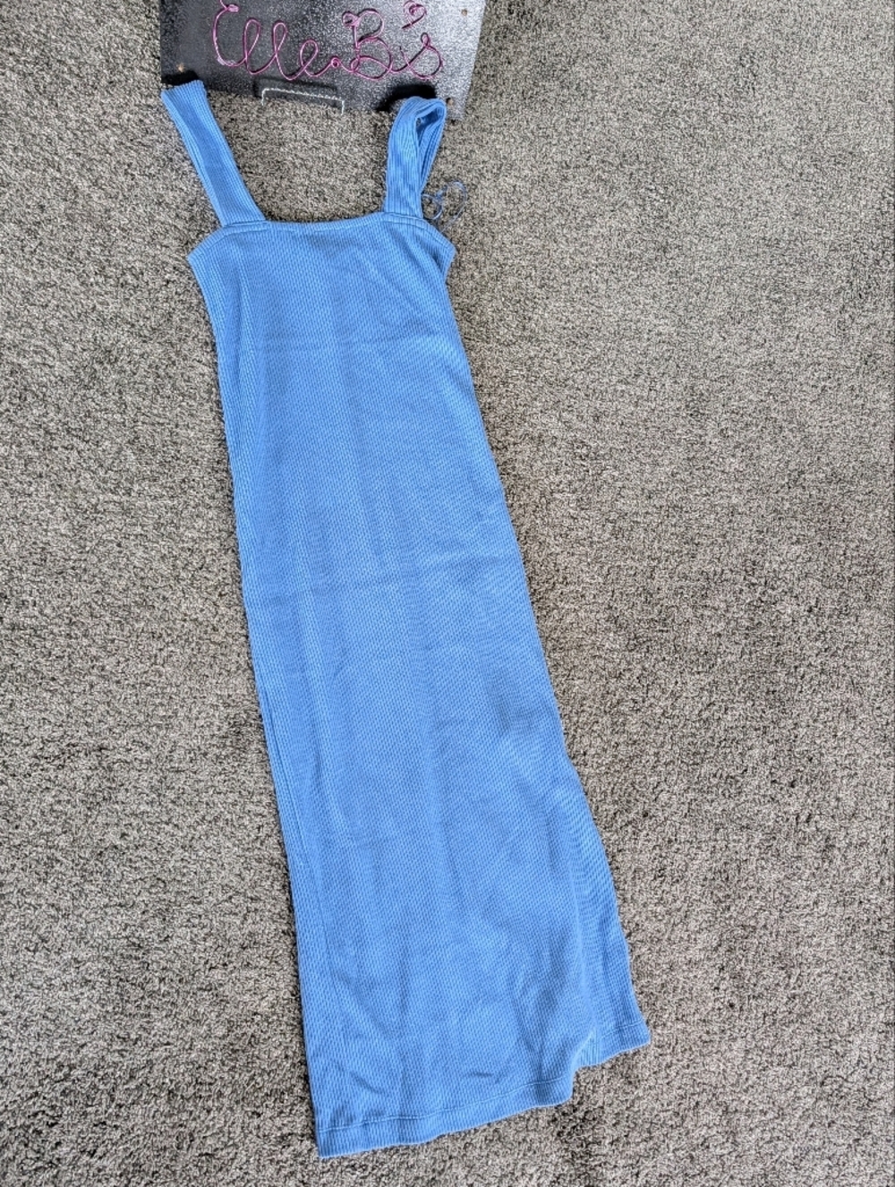 EUC Old Navy Sky Blue Ribbed Tank Dress XS